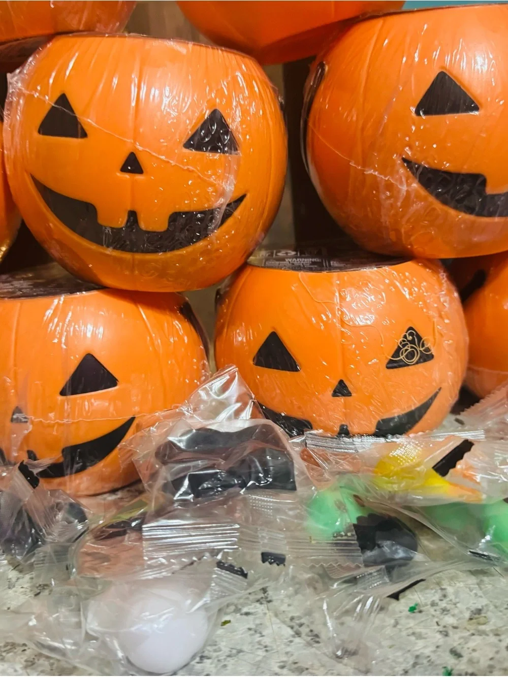 Squishmallows Orange Jack-O'-Lantern Treat Buckets